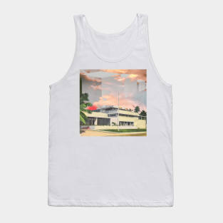 Monopoly On Wisdom - Surreal/Collage Art Tank Top